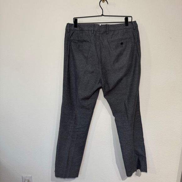 Bonobos Pants Men's Size 35 x 31 Grey Dress Cotton Flat Front Office Business - Picture 3 of 6